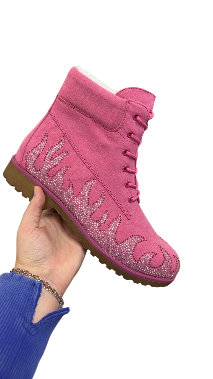 NEW Boots 10 Pink