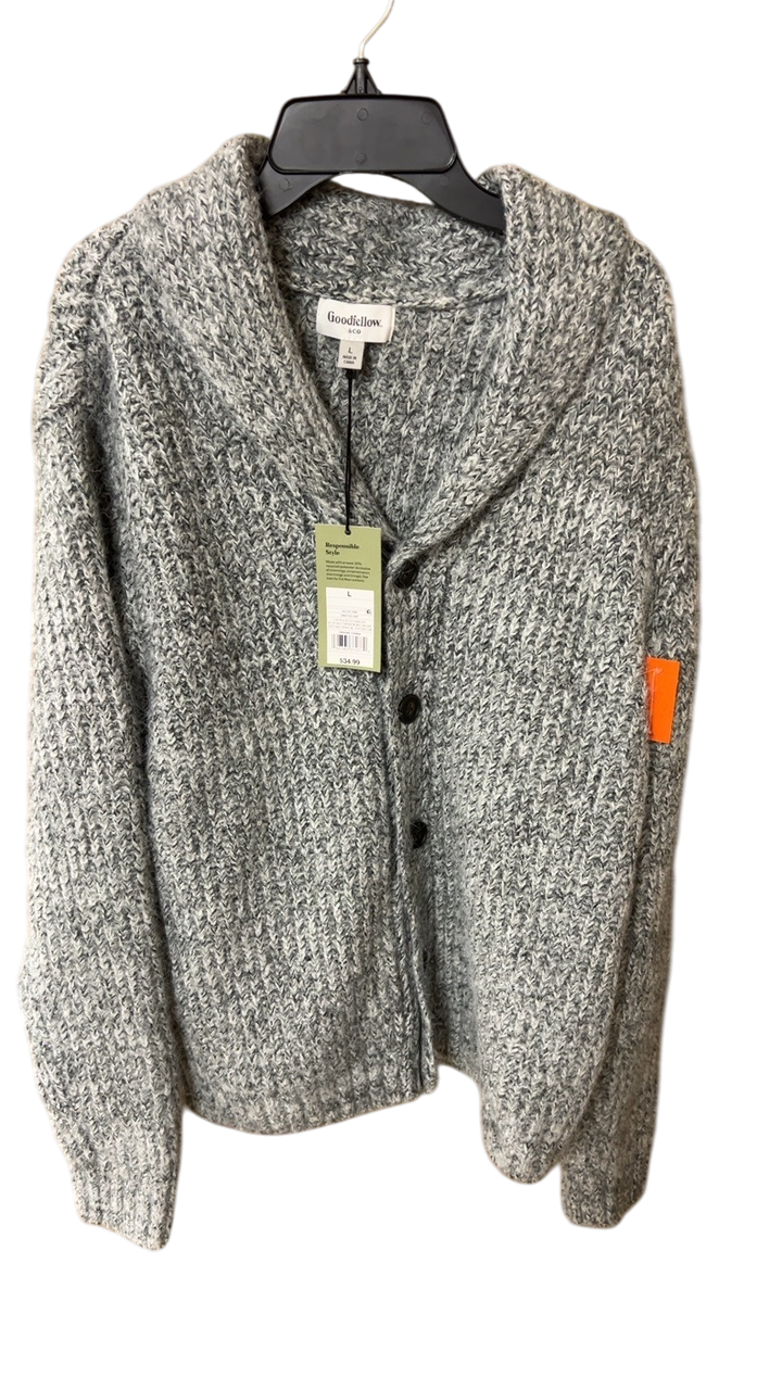 Goodellow Cardigan MENS Large Gray
