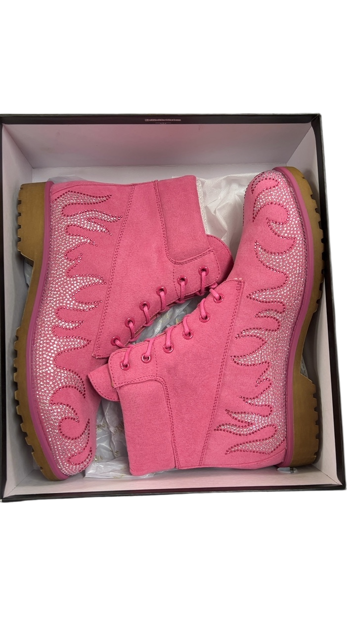 NEW Boots 10 Pink