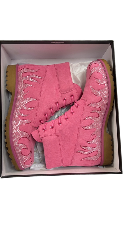 NEW Boots 10 Pink