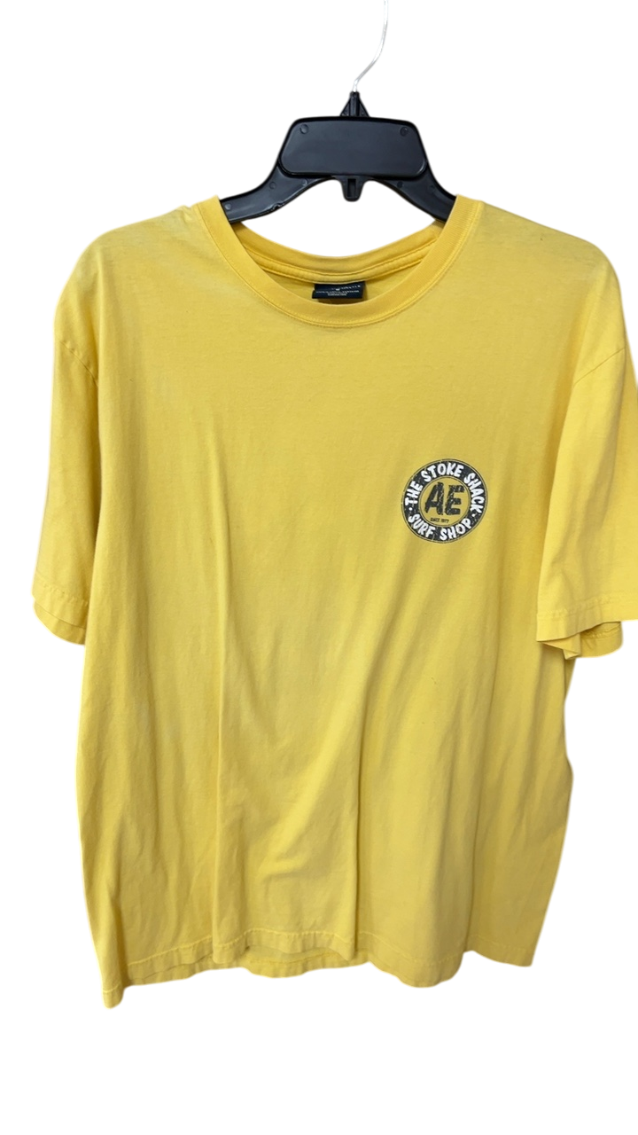 American Eagle T-Shirt MENS MEDIUM Yellow