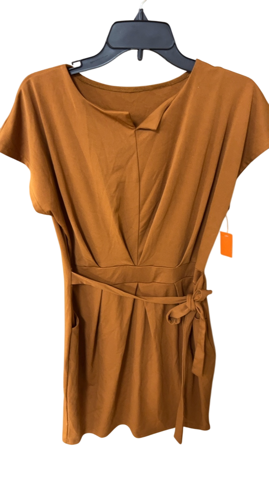 Dress Large Brown