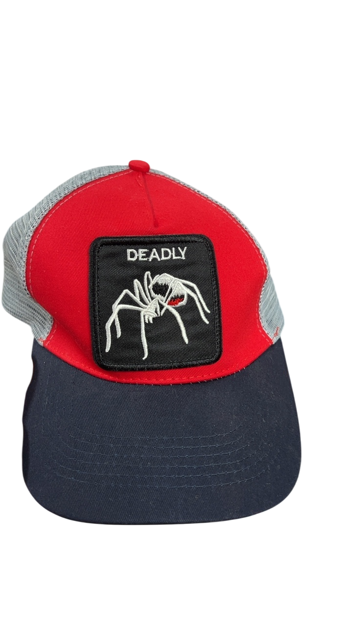 Spider Cap Red, Gray, Navy