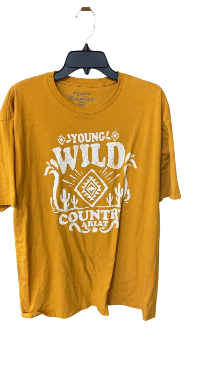 Ariat T-Shirt XXL Mustard yellow