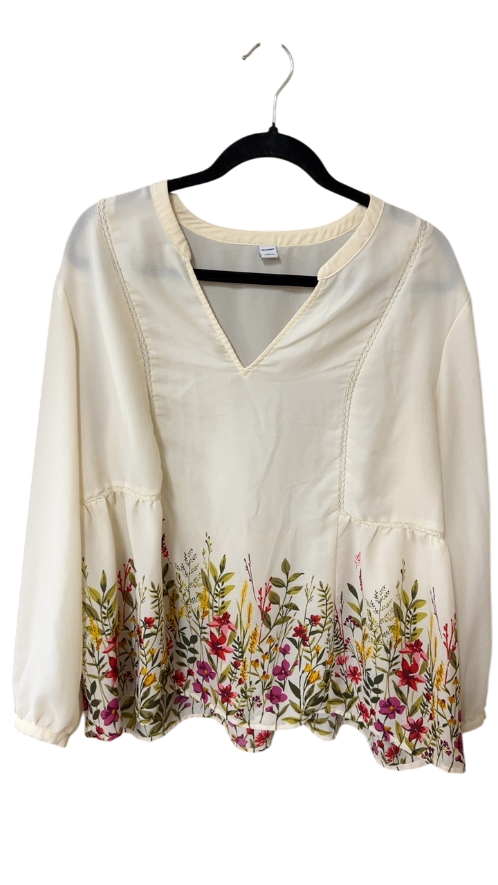 Old Navy Blouse XL Cream