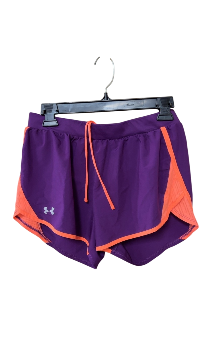 Under Armour Shorts Purple with Orange accents