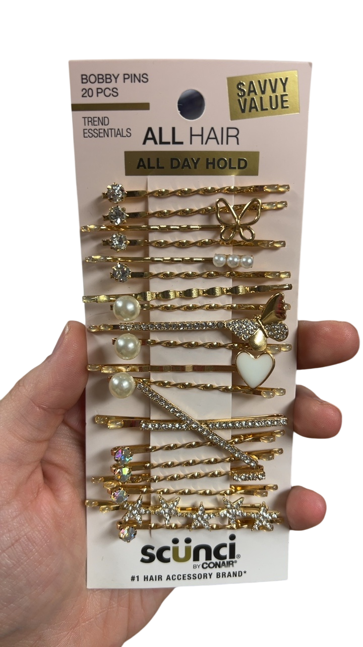 Scünci Hair Accessories Gold