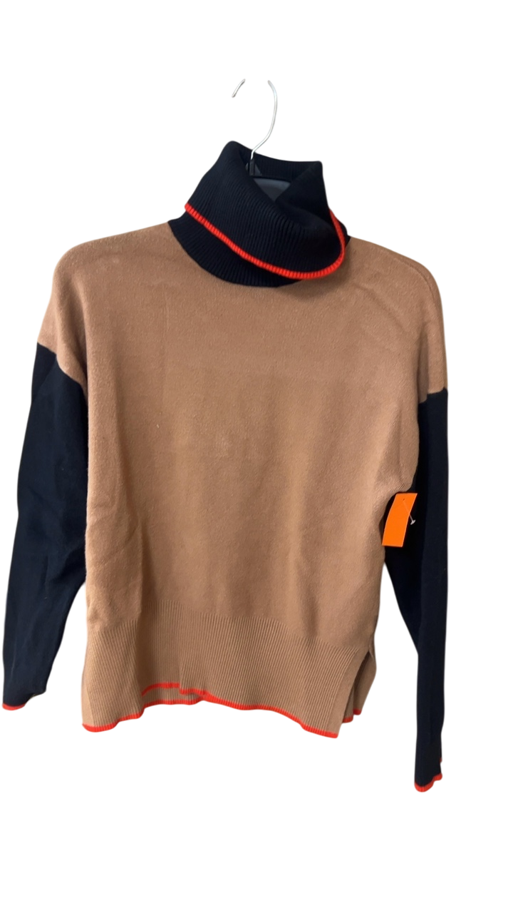 Sweater Medium Beige and black with red accents