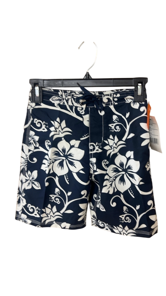 Unbranded Swimwear Youth 8-10 Navy blue and white