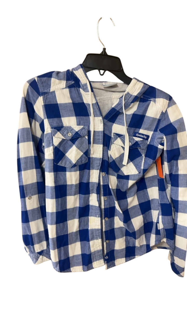 Kentucky Shirt Small Blue and white