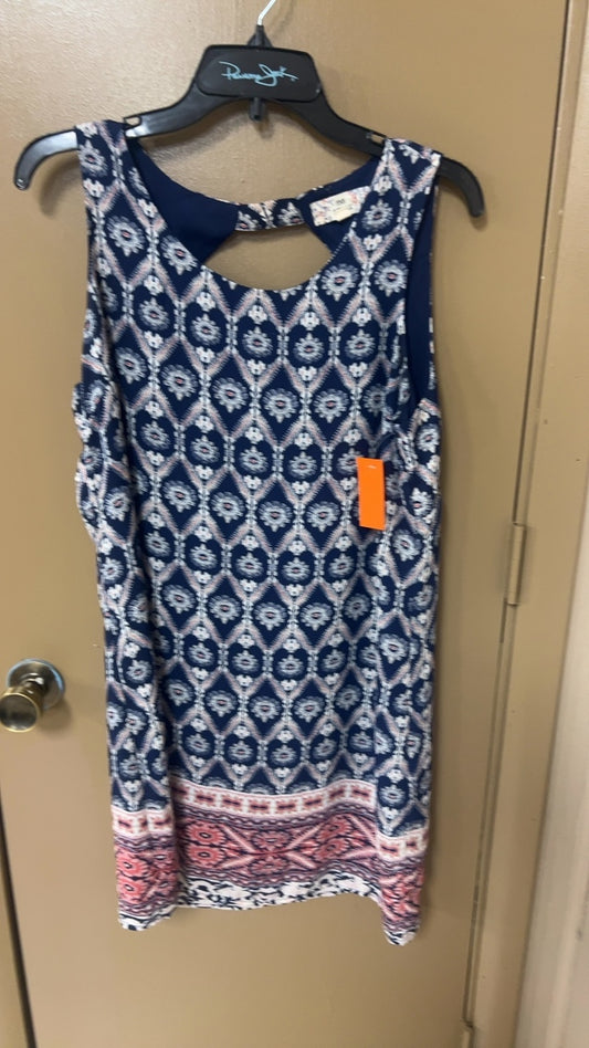Dress XL Blue and pink