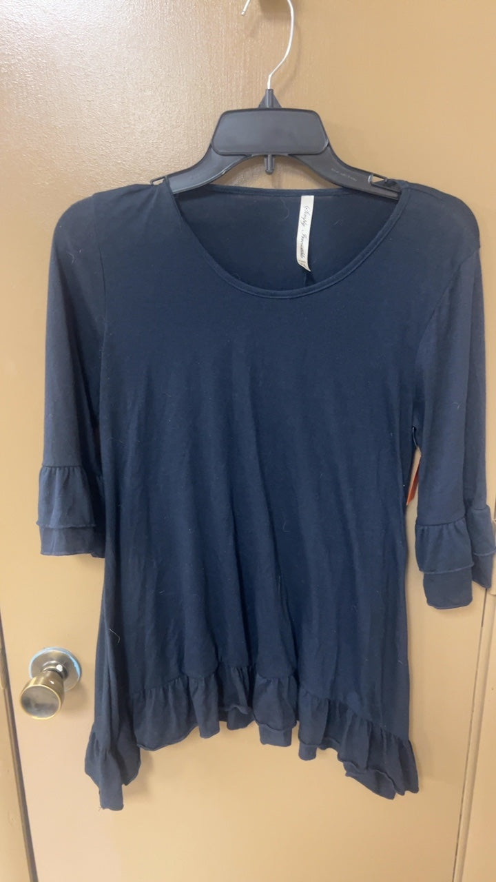 Tunic Sweater Medium Navy Blue