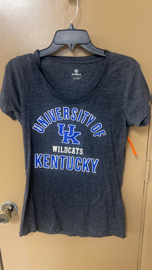 University of Kentucky T-Shirt Large Charcoal Gray