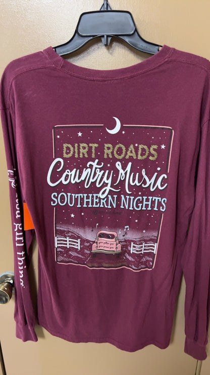 Long sleeve Burgundy