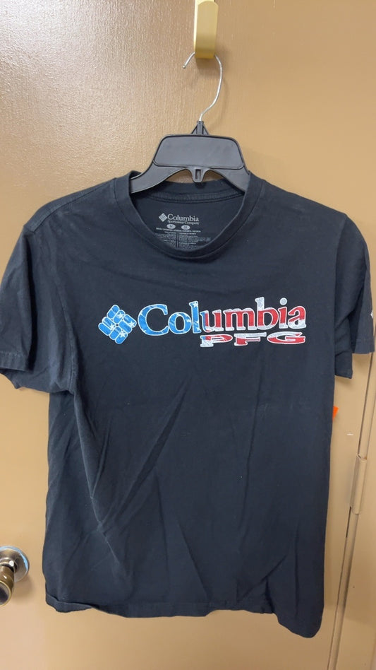 Columbia T-Shirt MENS MEDIUM Black