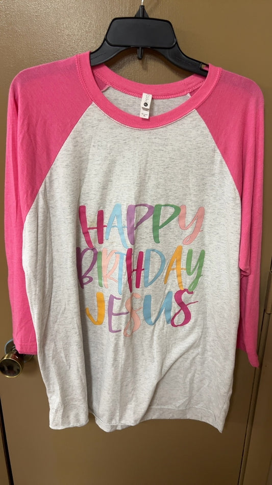  T-Shirt XL Gray and Pink