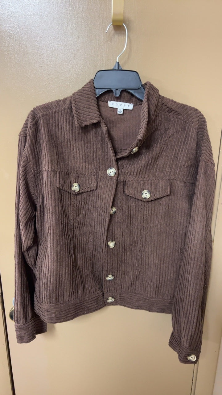 HYFYE Blouse Small Brown