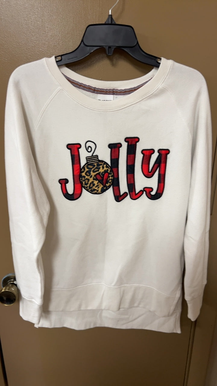Jolly Sweatshirt Medium White