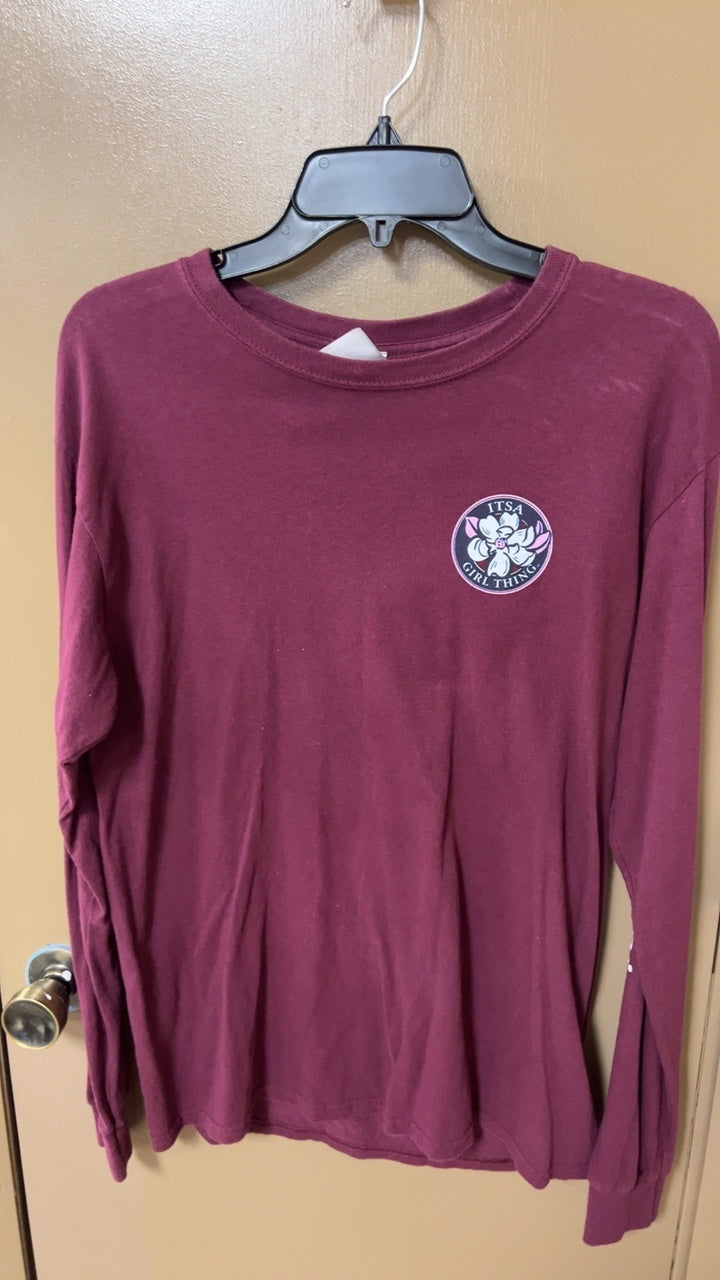 Long sleeve Burgundy