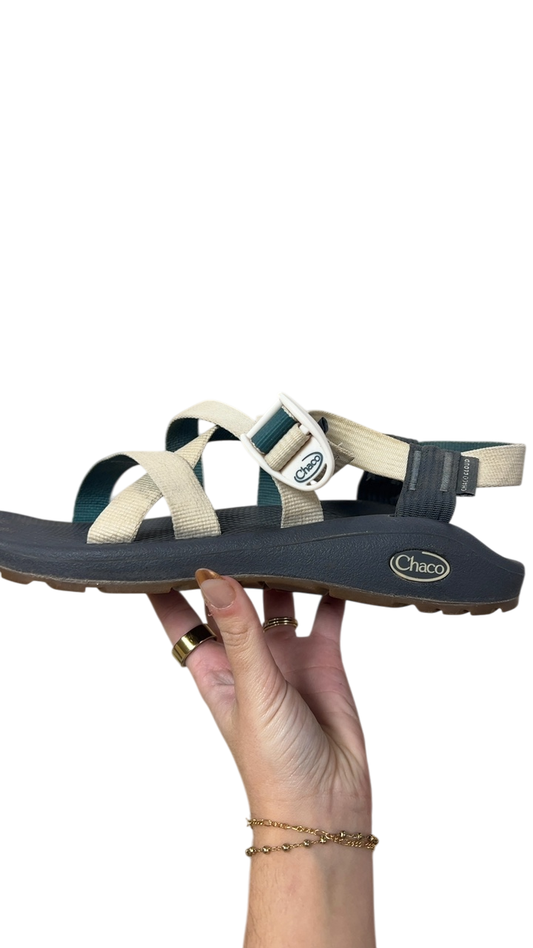 Chaco Sandals 9 Beige and Black