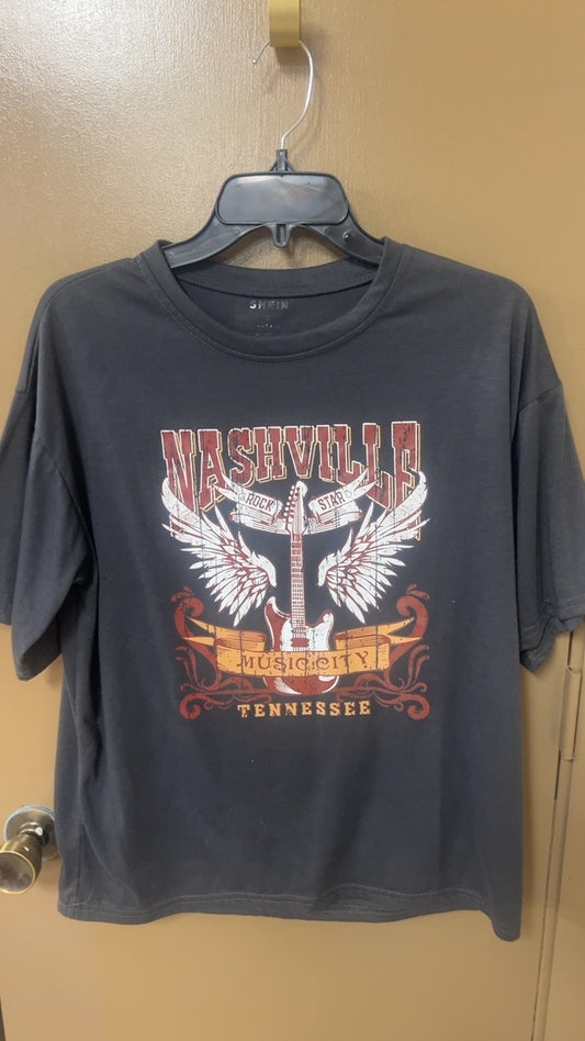 Nash  T-Shirt Medium Black