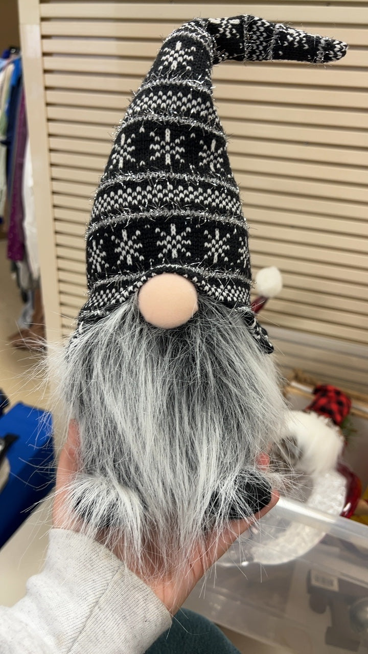 Gnome Item Black, White, Grey
