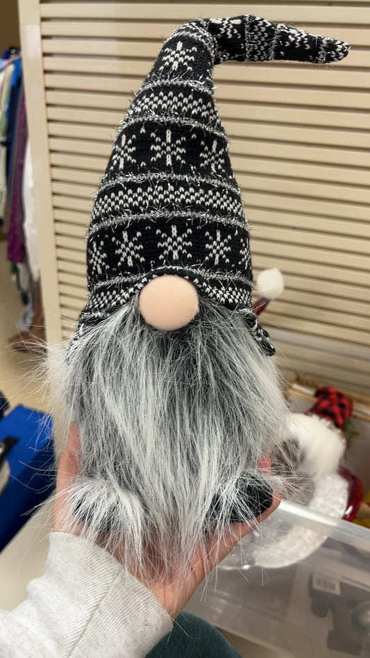 Gnome Item Black, White, Grey