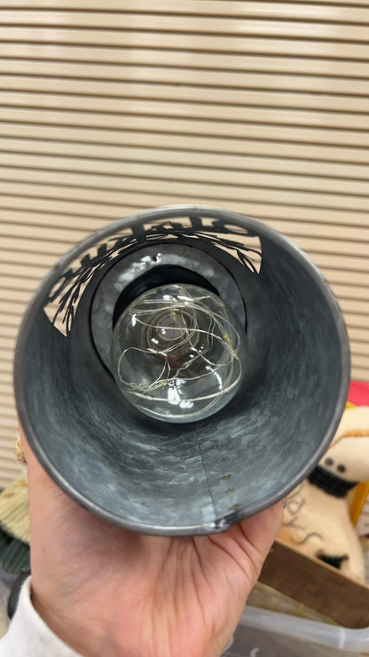 Snowflake Decorative Lantern Silver