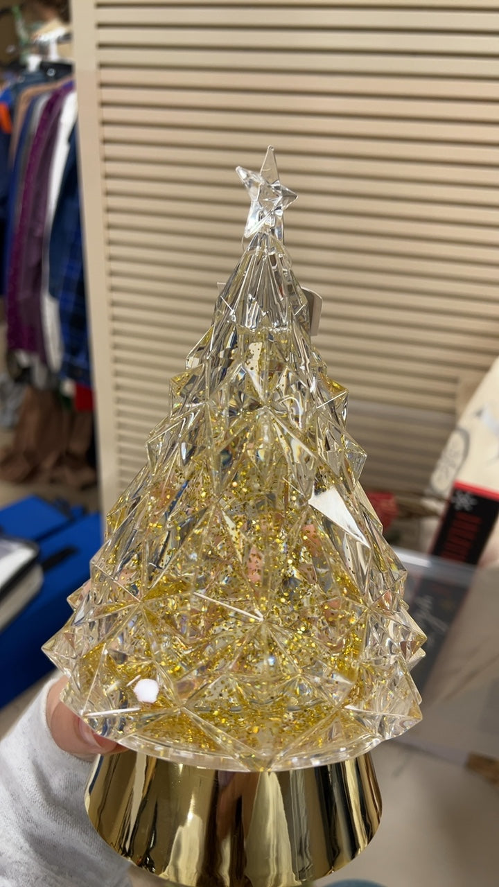 Decorative Item Gold and clear