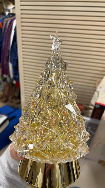 Decorative Item Gold and clear