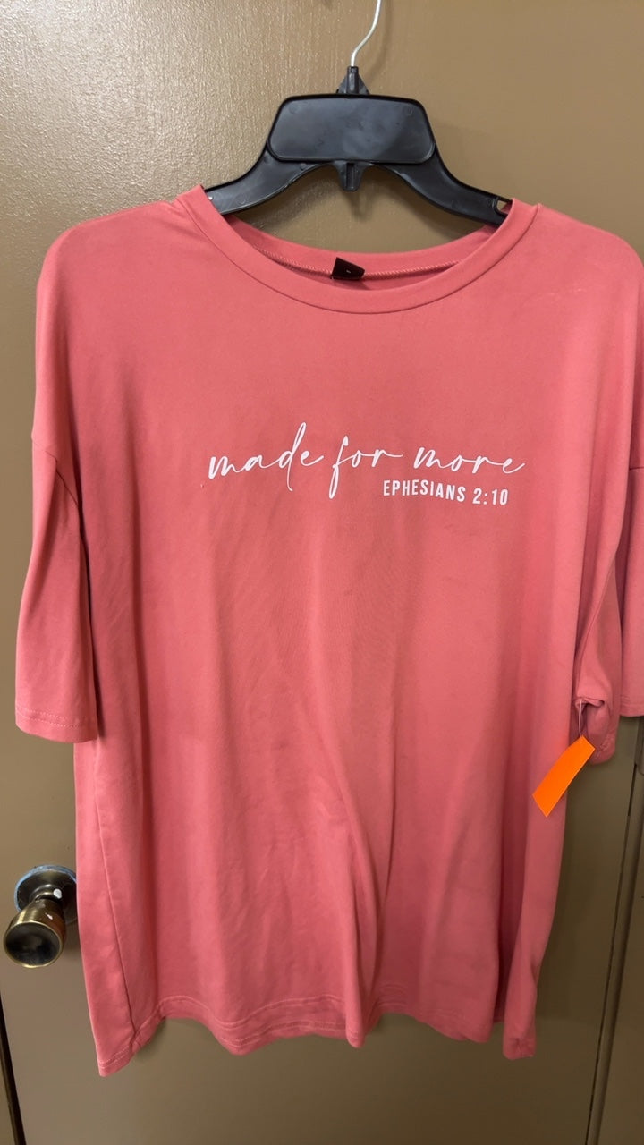 T-Shirt Large Pink