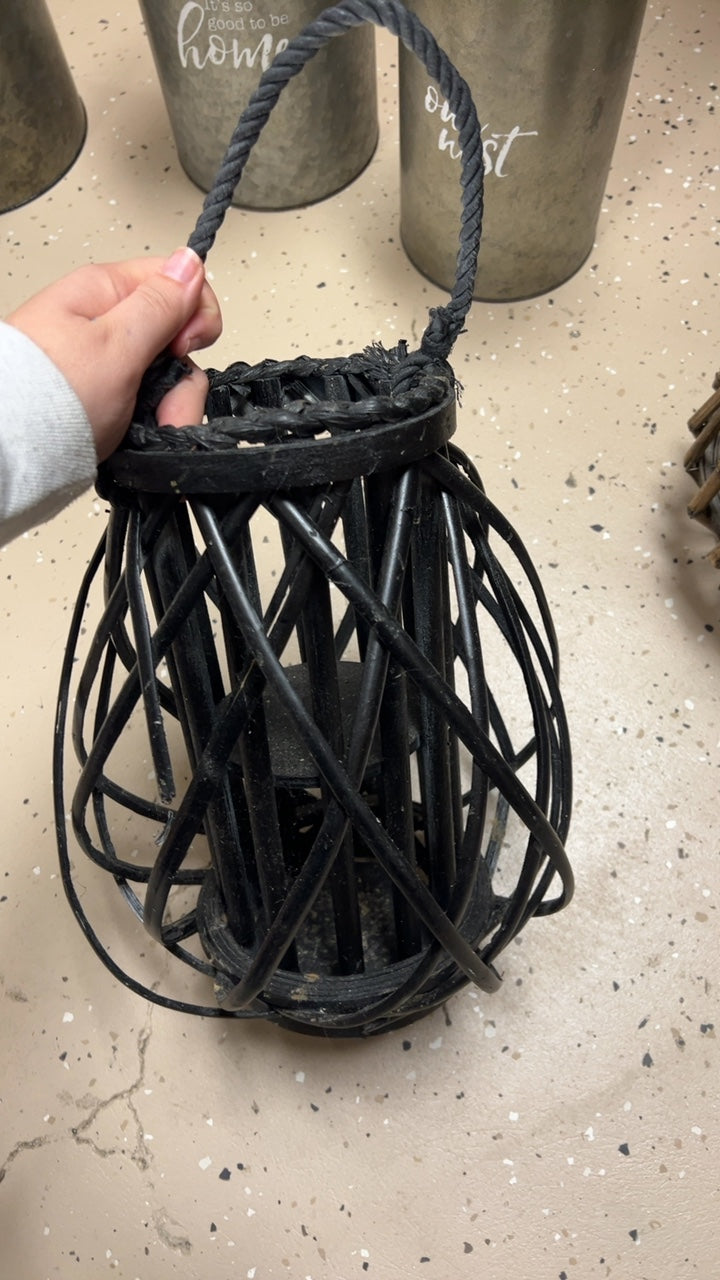 Decorative Lantern Black