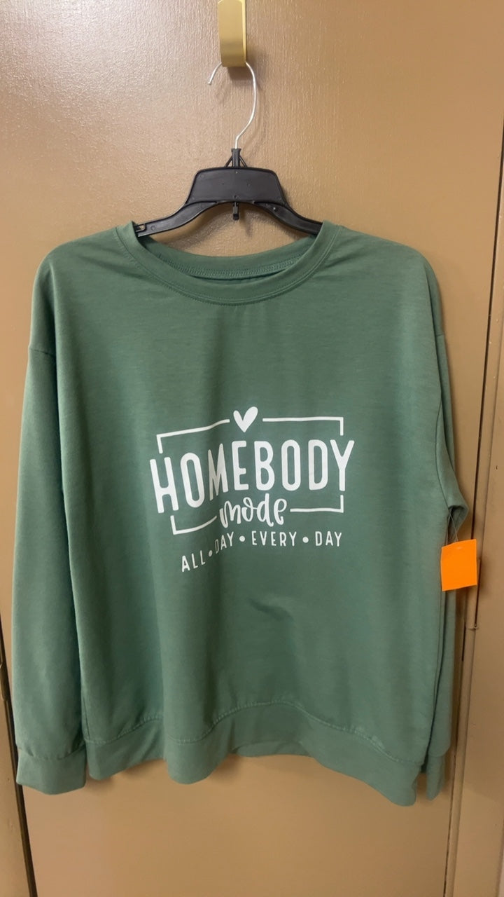 Homebody Sweater Large Green