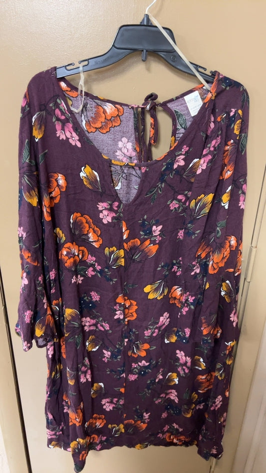 Dress 1X Purple