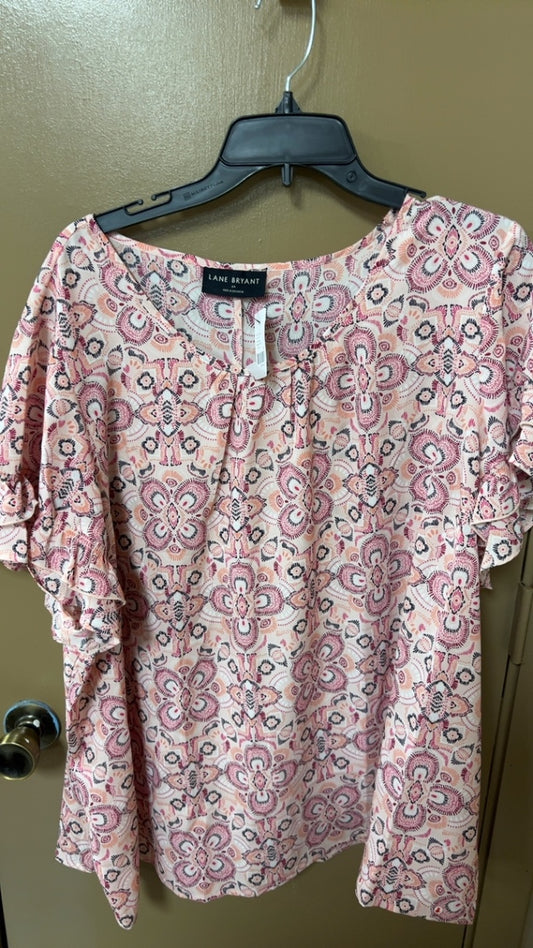 LANE BRYANT Blouse 24 Pink