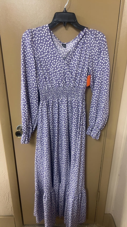 Dress Small Purple with white polka dots