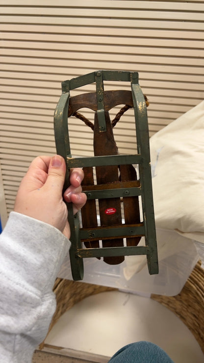 Decorative Sled Brown