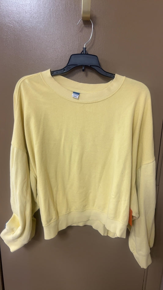Navy Sweater XXL Yellow