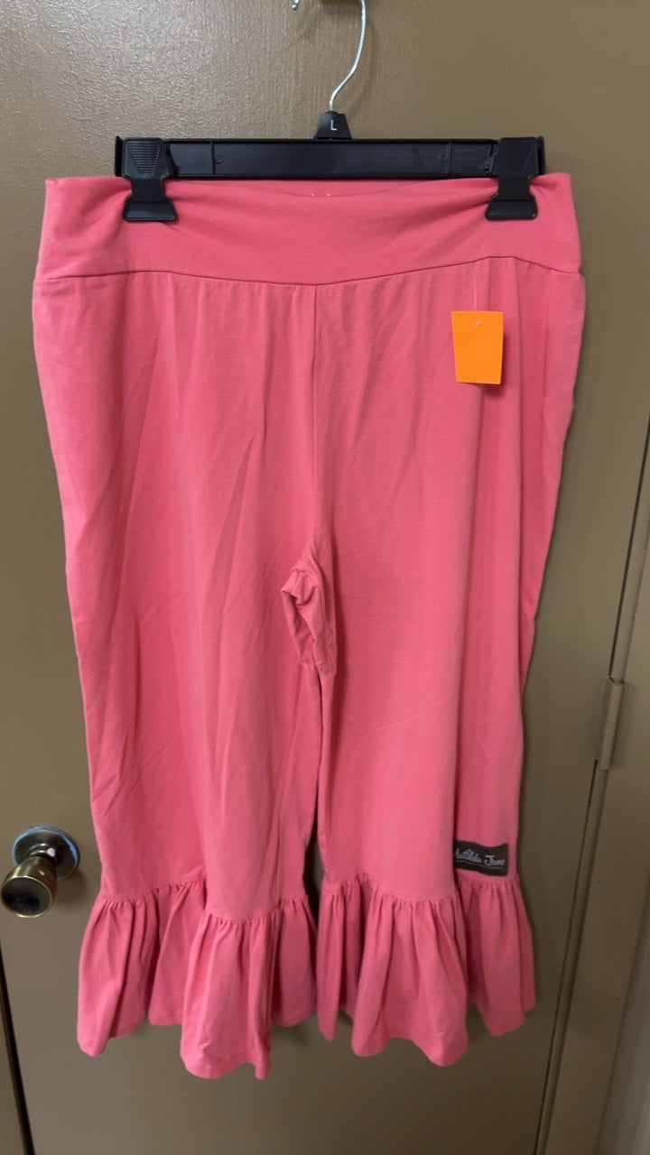 Matilda Jane Ruffle Pants Large Pink
