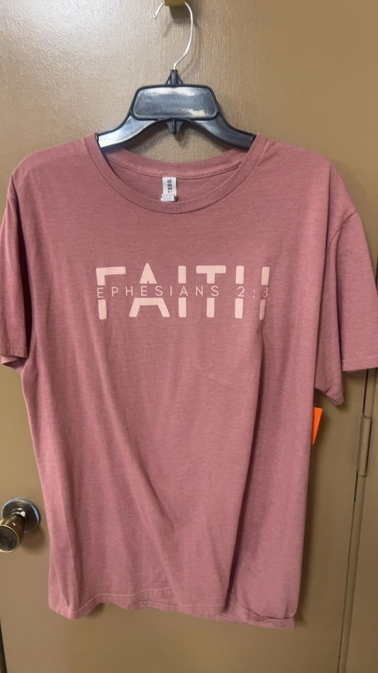 Faith T-Shirt Large Pink