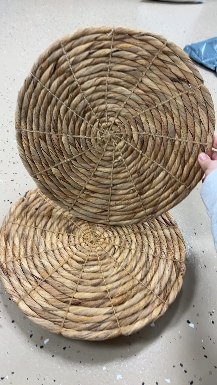 4 Placemats Natural (Beige/Brown)