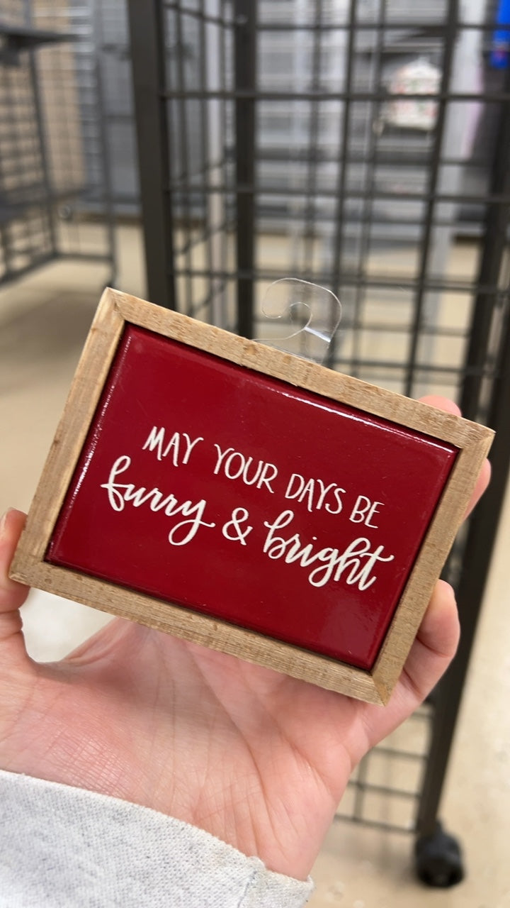 Decorative Sign Wood