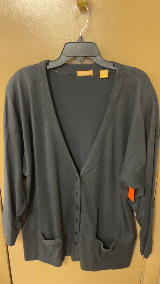 Rowan & Sons Cardigan 2X Black