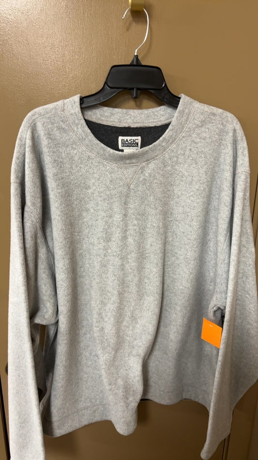 BASIC EDITIONS Sweater XL Gray