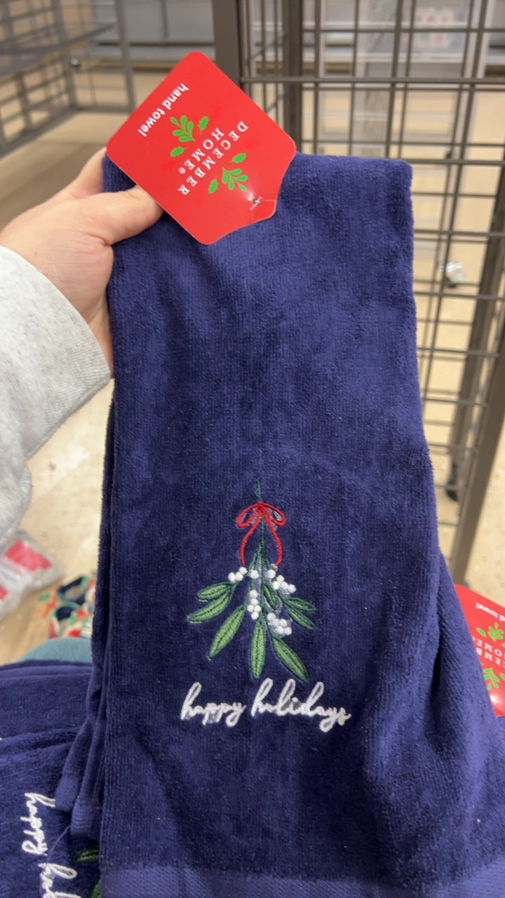 Dish Towel Dark Blue