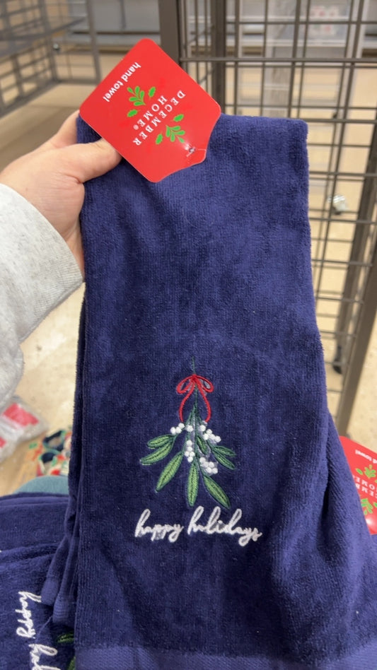 Dish Towel Dark Blue