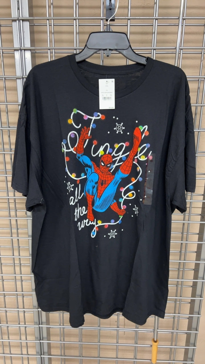 T-Shirt Black Spider Man
