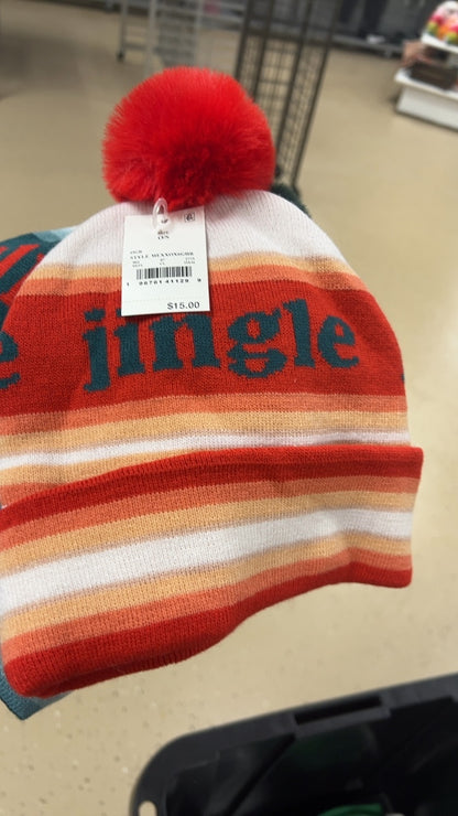 2 pack Set Beanie Red, Green