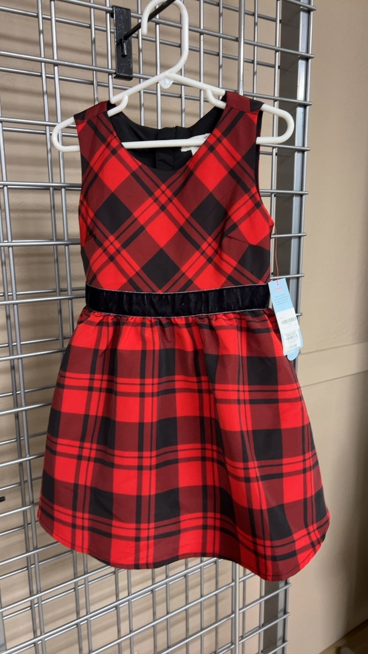 Cat & Jack Dress Red and black