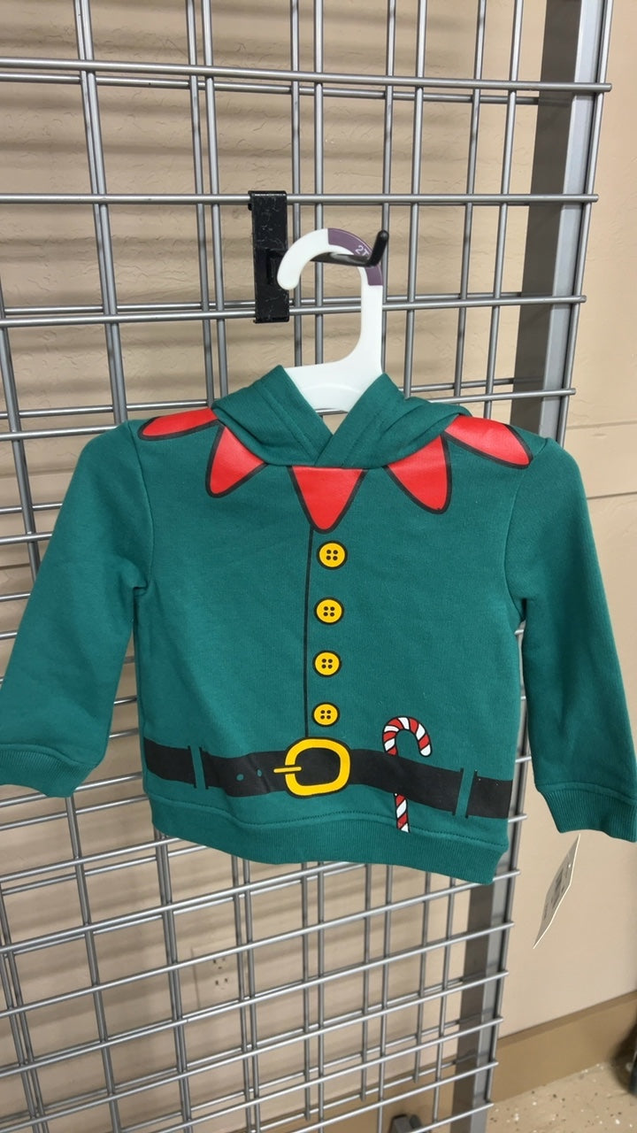 Christmas Sweater YOUTH 12m Green